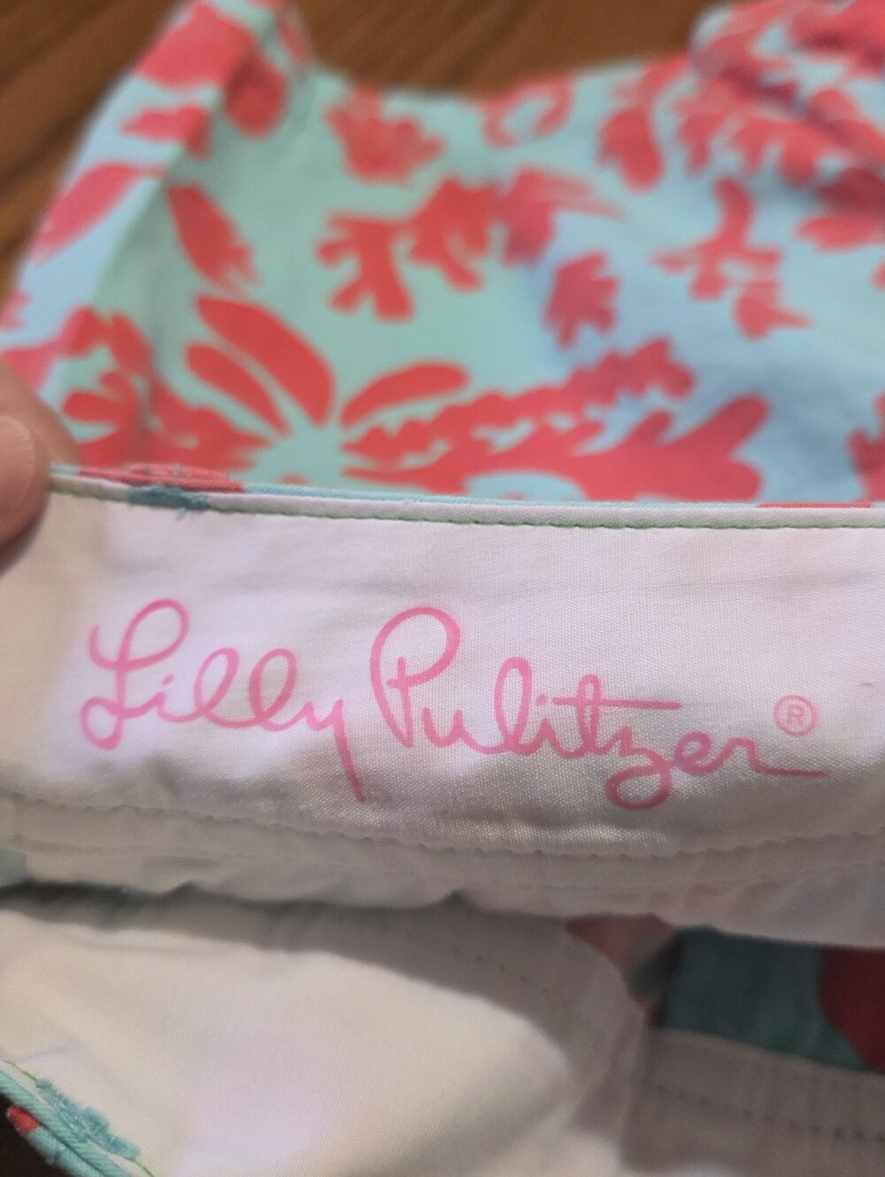 Lilly Pulitzer  Callahan Shorts In "Don't Be Shellfish" Turquoise & Coral/Red 00 - Picture 7 of 13